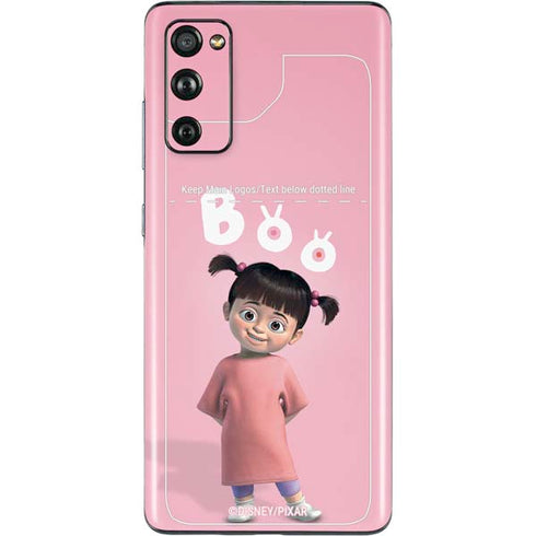 Disney Monsters Inc. Boo Portrait Galaxy S20 Fan Edition Skin